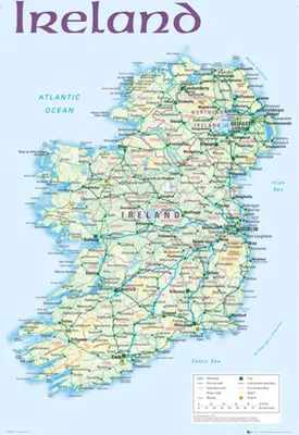 Immagine prodotto di Mappa Irlanda - Poster - Mappa 2012 + 1 poster di dimensioni 61x91,5 cm
