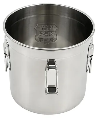 Produktbild von Lagerbehälter, langlebiger Edelstahl, luftdichtes Dichtungssystem, Silber