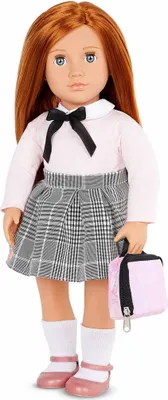 Produktbild von Our Generation CARLY Schulmädchen Puppe 46 cm mit beweglichen Gliedmaßen und langem Haar