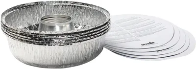 Productafbeelding van Omnia Aluminium Bakvorm (5 stuks) - Set van 5 - Overige Keukengerei - Zilver
