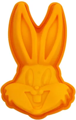 Produktbild von GKA XL Silikon Hase Silikonform Muffinbackform  Osterhase Kaninchen Silikonbackform 23 cm Fondant Backform Ostern