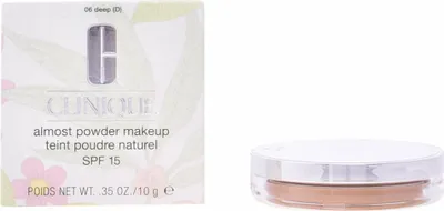 Produktbild von Clinique Almost Powder Makeup SPF 15, Kompaktes Gehäuse, Pulver, Universal, Feuchtigkeitsspendend, Schutz, Gebräunte Haut, Deep