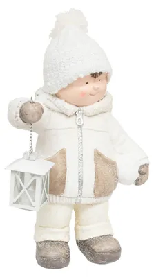 Produktbild von Weißer Weihnachtsjunge, H. 40 cm