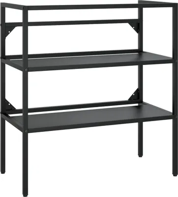 Immagine prodotto di vidaXL Telaio per lavabo da bagno nero 79x38x83 cm in ferro