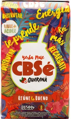 Image de Yerba Mate CBSe Guarana énergie 500g