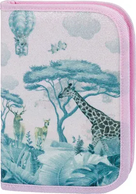 Produktbild von BAAGL Schule Federmäppchen klassisch zwei Klappen Safari