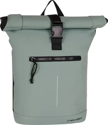 Produktbild von Mart New York Salie Grün 21L Rucksack Rolltop Wasserabweisend Laptop 15.6"