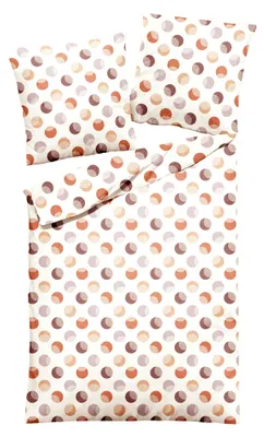 Produktbild von JACK by Dormisette Edel Biber Kuschel Bettwäsche 2 tlg. 135x200cm Punkte Dot