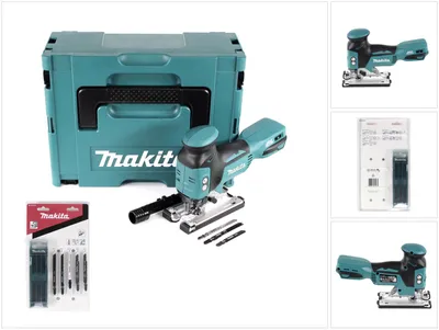 Productafbeelding van Makita DJV 181 ZJ accu pendelzaag 18V borstelloos Solo + 17x zaagblad + Makpac - zonder accu, zonder oplader