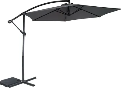 Obrázok produktu pre Aga Záhradný slnečník MR2025 300 cm Tmavo šedý