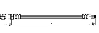 Produktbild von METZGER 4111099 Bremsschlauch für BMW X3 (F25) X4 (F26)
