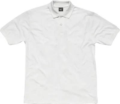 Produktbild von SG Damen Poloshirt, Kurzarm, 100% Baumwolle BC1082 (S) (Weiß)