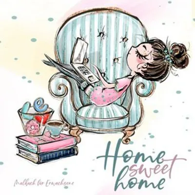 Produktbild von Home Sweet Home - Malbuch für Erwachsene