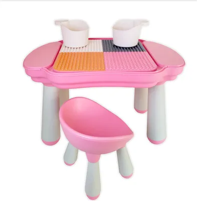 Image de chaise + table bloc
