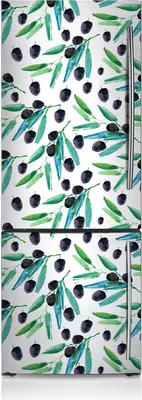 Produktbild von Kühlschrankmagnete Kühlschrank Magnetfolie Magnete Küche 60x190 cm - Oliven