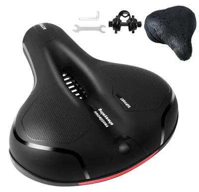 Imagen del producto de Omgoods: Sillín ergonómico para bicicleta, fabricado con espuma viscoelástica suave