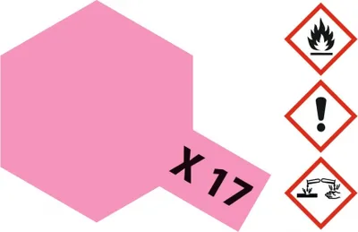 Produktbild von Tamiya X-17 Pink glänzend 10ml Acryl Farbe