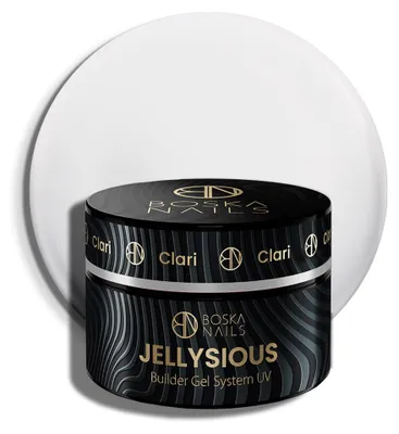 Zdjęcie produktu dla Żel budujący UV do paznokci galaretka CLARI JELLYSIOUS Boska Nails 50 ml