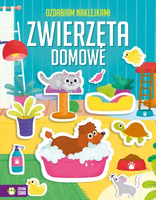 Obrázok produktu pre Zwierzęta Domowe - Książka do Ozdabiania Naklejkami