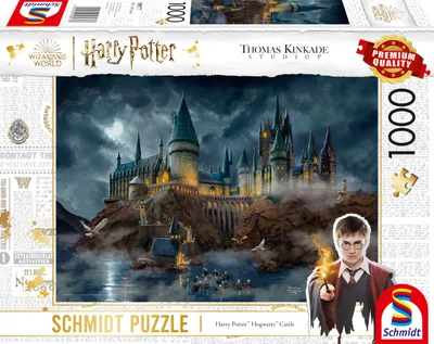 Obrázok produktu pre Thomas Kinkade Studios Čarodejnícky svet Harryho Pottera – Hrad Rokfort (1000 dielov)