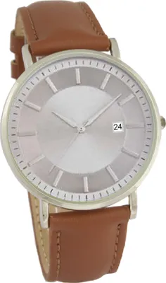 Produktbild von Herrenarmbanduhr mit Lederarmband