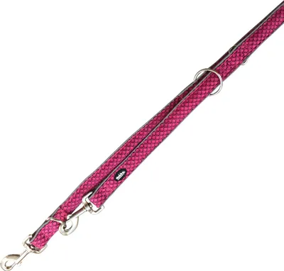 Image de Laisse Nobby « MESH AIR » framboise M-L 25 mm, 200 cm