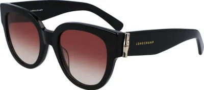 Productafbeelding van LONGCHAMP LO733S 001 ZWART 52/22/140 Dameszonnebril