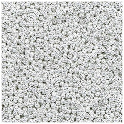 Produktbild von Pentart Mikro-Glasperlen 0,8–1 mm, 40 g - Perlmuttweiß