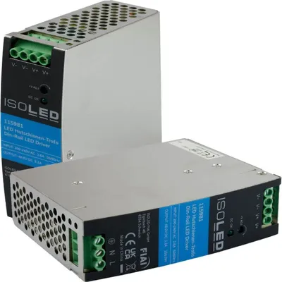 Produktbild von ISOLED LED Hutschienen-Trafo 48V, 48-55V/DC, 0-150W