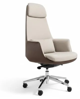 Produktbild von Exklusives Büroensemble mit Chefschreibtisch, Büroschrank und Sessel