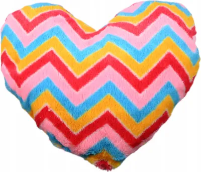Produktbild von Buntes Herzkissen 32x32cm - Weiches Dekokissen für Schlafzimmer & Geschenkidee