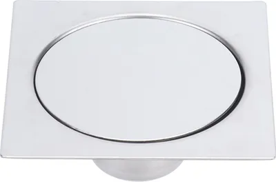 Zdjęcie produktu dla Pedałowy odpływ podłogowy ze stali nierdzewnej 10x10cm Prysznic Dezodorant Odbicie Odpływ podłogowy do łazienki