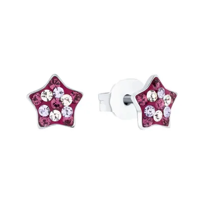 Produktbild von Prinzessin Lillifee 2035299 Mädchen Ohrstecker Stern Silber Lila