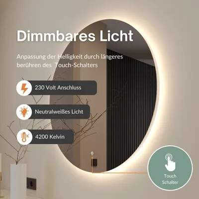 Produktbild von Planetmöbel Flur Möbel Garderobe 1x Hängeschrank 140 cm gold eiche / anthrazit mit Nova Spiegel 100 cm
