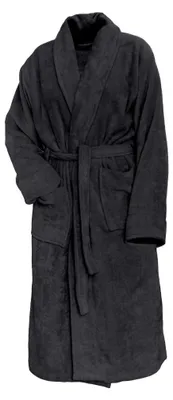 Produktbild von LINNICK Pure Bademantel Velours - schwarz - S