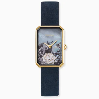 Produktbild von Engelsrufer Damen Uhr ERWA-FLOWER1-NBL2-RG Leder Quarz