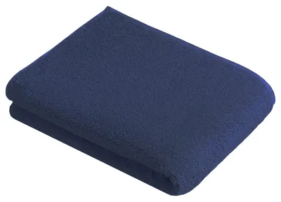 Image de Vossen - Serviette « New Generation », sauna LT1269 (200 cm x 80 cm) (bleu foncé)