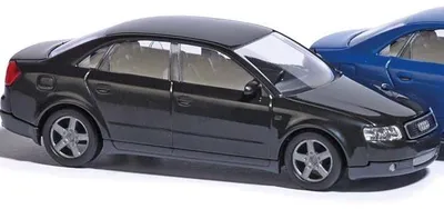 Produktbild von Busch 89132 - 1/87 / H0 Audi A4 Limousine - Schwarz - Neu