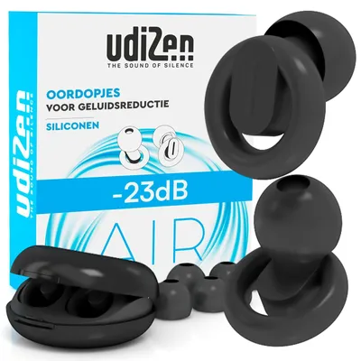 Image de UdiZen : Bouchons d'oreille antibruit - Bouchons d'oreille réutilisables pour le sommeil et l'étude