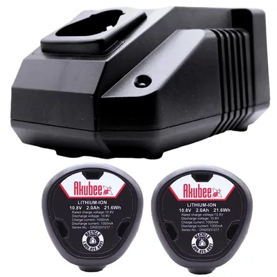 Zdjęcie produktu dla 2 sztuki akumulatorów 12 V 2,0 Ah kompatybilnych z Bosch GBA 12 V + ładowarka