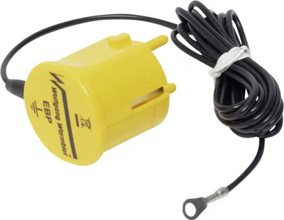 Produktbild von Warmbier Erdungsbaustein, ESD, 4 mm Öse/2 m Glattkabel, ohne MOhm 2200.113.Y