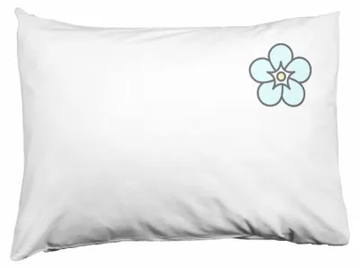 Kissenhülle 50 x 35 cm Weiß, 100 % Polyester, rechteckig, mit Reißverschluss