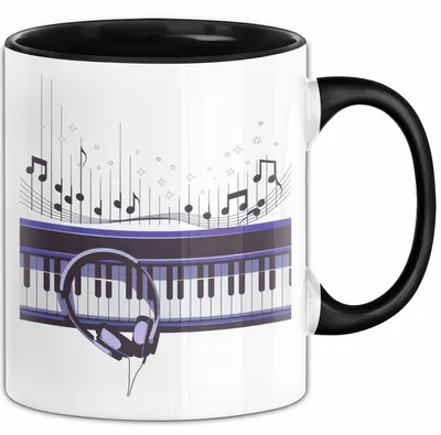 Produktbild von Musiker Tasse Geschenk Lustige Geschenkidee Spruch Für Musik Schaffende (Schwarz)
