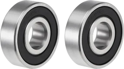 Produktbild von 2Stk.6201-2RS Rillenkugellager 12x32x10mm Doppelschild ABEC-3 Chromstahl Kugellager