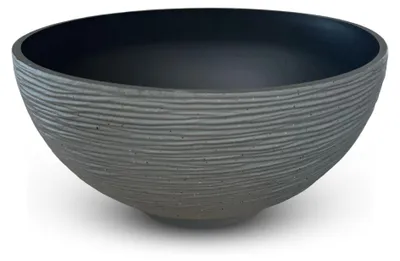 Immagine prodotto di Vasca grande per piante da esterno in 45 x 23 cm, effetto pietra, grigio