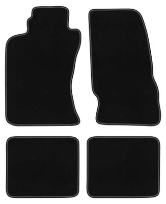 Obrázok produktu pre Velúrové autokoberce pre: Toyota Celica VI 1993-2000 (kupé) – sada 4 ks, čierne, na mieru – Wielganizator BASIC