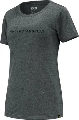 Produktbild von IXS Sports Division iXS Getoutandplay Women Organic Baumwolle T-Shirt 42 graphit...