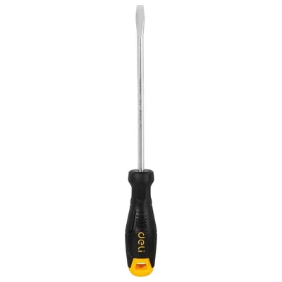 Zdjęcie produktu dla Wkrętak płaski Deli Tools, 6x150mm