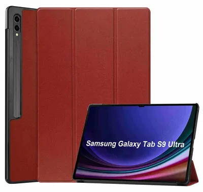 Image de Pour Samsung Galaxy Tab S10 / S9 / S8 Ultra 3folt Wake UP Smart Cover Tablet Case Case Case Nouveau