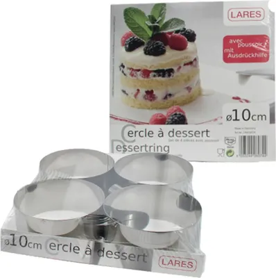 Produktbild von Lares Dessertring 4-er Set Durchm. 10 cm
